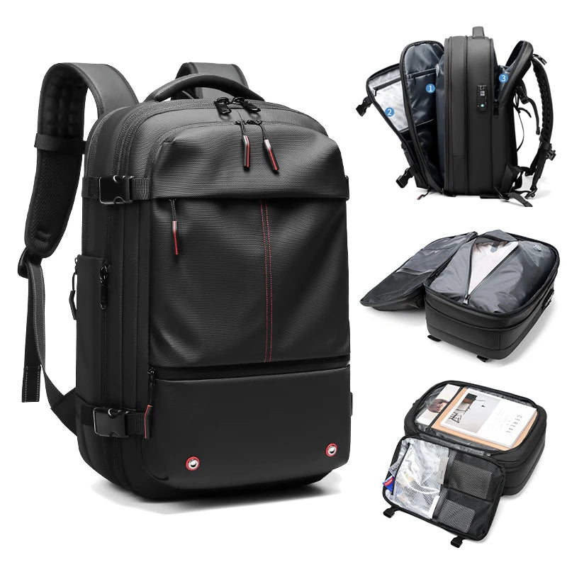 Anti Theft Vacuum Compression Travel Backpack