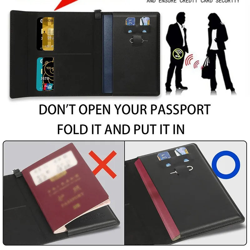 RFID Blocking Passport Holder